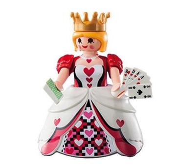 Playmobil Figures 10 Hartenvrouw/ koningin en speel kaarten 