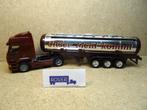 HERPA 1:87, RENAULT 450 Premium + Tank-Oplegger, Zie Foto`s, Ophalen of Verzenden, Zo goed als nieuw, Bus of Vrachtwagen, Herpa