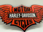 Harley-Davidson Emaille Bord, Motoren, Accessoires | Stickers, Ophalen of Verzenden