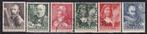 4190 - Nederland nvph 350/355 gestempeld , Zomerzegels, Verzenden, T/m 1940, Gestempeld
