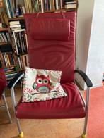 The Sit Chair Kebe Danmark rood leer vintage, Ophalen, Gebruikt, Leer, Deens design