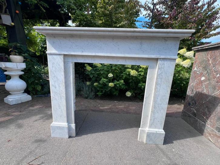 ART-DECO marmer schouw jaren 20 / 30 openhaard mantel., Huis en Inrichting, Haarden, Zo goed als nieuw, Ophalen of Verzenden