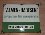 Emaille bordje cooperatieve landbouwvereniging, Verzamelen, Ophalen of Verzenden, Gebruikt, Reclamebord