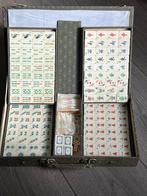 Mahjong oud met grote stenen, Hobby en Vrije tijd, Gezelschapsspellen | Bordspellen, Gebruikt, Ophalen of Verzenden