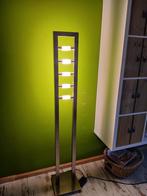 Staande halogeen lamp met dimmer  geborsteld  staal, Huis en Inrichting, Lampen | Vloerlampen, Ophalen, Zo goed als nieuw, 150 tot 200 cm