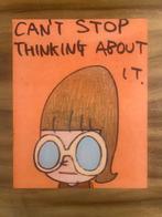 Acrylprint Yoshitomo Nara/ ‘Can’t Stop Thinking About It, Ophalen of Verzenden