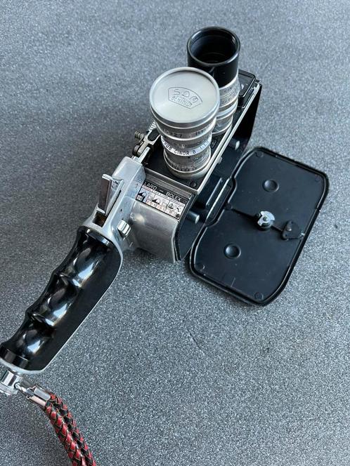 Filmcamera Bolex en Mansfield met 5 objectieven, Verzamelen, Fotografica en Filmapparatuur, Filmcamera, Ophalen of Verzenden