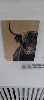 Schilderij buffel, Huis en Inrichting, Woonaccessoires | Schilderijen, Tekeningen en Foto's, Ophalen of Verzenden, Schilderij