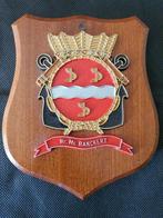 wapenschildje Banckert 2, Embleem of Badge, Nederland, Ophalen of Verzenden, Marine