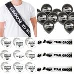 Vrijgezellenfeest set Groom to Be, Ophalen of Verzenden, Nieuw, Feestartikel, Geboorte of Huwelijk