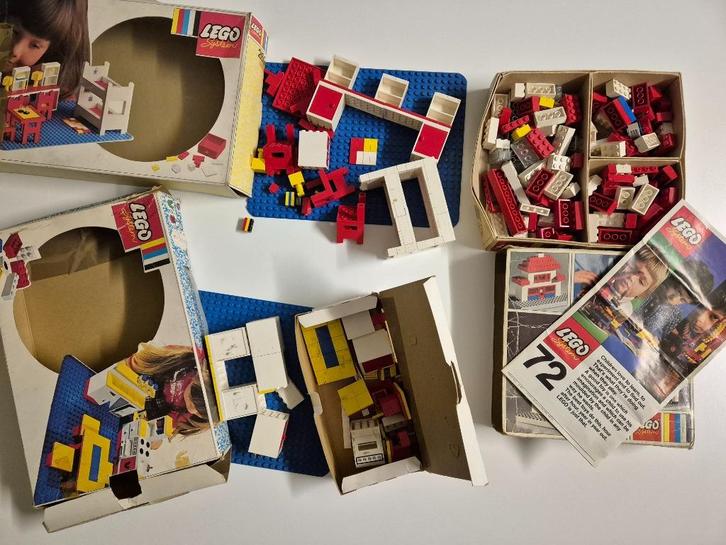 LEGO 022 - 261 – 262  | Basic Building Set - Keuken - Slaapk, Kinderen en Baby's, Speelgoed | Duplo en Lego, Gebruikt, Lego, Losse stenen