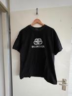 Balenciaga BB T-shirt Black (L), Ophalen of Verzenden, Gedragen, Maat 52/54 (L), Zwart