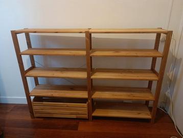 Ivar Stellingkast incl. opbergbak - Grenen