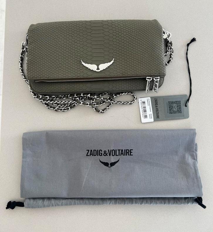 Zadig & Voltaire Rock soft savage schoudertas, Sieraden, Tassen en Uiterlijk, Tassen | Damestassen, Zo goed als nieuw, Schoudertasje