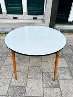 Vintage Formica Eettafel Rond, Huis en Inrichting, Tafels | Eettafels, Ophalen, Kunststof, Gebruikt, 100 tot 150 cm