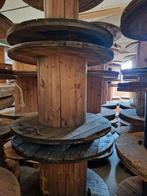 Houten haspel 125 cm, Ophalen, Zo goed als nieuw, Rond, Hout