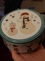Koekjestrommel met kerst/wintermotief, Ophalen of Verzenden, Zo goed als nieuw, Koek(jes), Overige merken