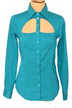 Denny Rose blouse, aqua/groen/teal, Mt. M, Kleding | Dames, Blouses en Tunieken, Denny Rose, Verzenden, Zo goed als nieuw, Maat 38/40 (M)