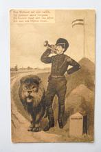 Mobilisatiekaart NIEUWKUIJK WO1 Huzaar met Nederlandse leeuw, Ophalen of Verzenden, Voor 1920, Gelopen, Noord-Brabant