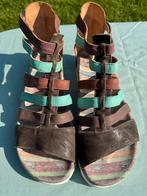 Think Unieke leren sandalen maat 46 nieuw, Kleding | Dames, Schoenen, Ophalen of Verzenden, Gedragen, Bruin, Sandalen of Muiltjes