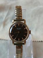 Helicon Gouden Dameshorloge Jaren 70, Antiek en Kunst, Ophalen of Verzenden, Goud