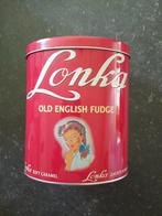 Vintage Lonka Blik Old English Fudge, Ophalen of Verzenden