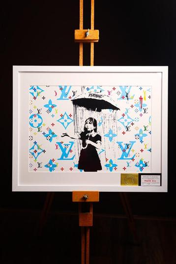exclusief kunstwerk van Death NYC (Banksy x Louis Vuitton) beschikbaar voor biedingen