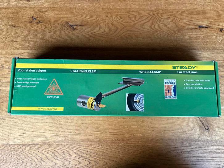 Steady Wielklem - Anti-diefstal voor Stalen Velgen, Auto diversen, Anti-diefstal, Zo goed als nieuw, Ophalen