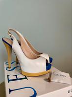 Designer Guess pumps Mt.37 | Matching met Guess tas, Ophalen of Verzenden, Zo goed als nieuw, Blauw