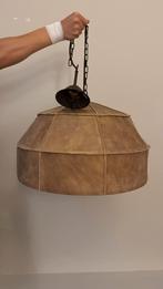 Twee bruine leren lampen (50cm) van Yaya, Ophalen of Verzenden, Gebruikt, Minder dan 50 cm