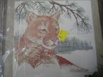 NIEUW, Compleet borduurpakket Puma.Nature´s window. Ook DMC, Ophalen of Verzenden, Nieuw, Handborduren, Borduurpakket