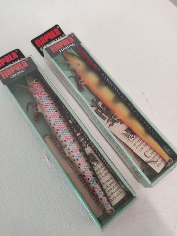 Set van 5 Rapala floating Original 9 tot 13 cm. ( kunstaas ) beschikbaar voor biedingen