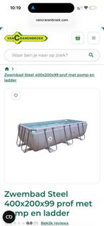 Zwembad met pomp en zeil - Zo goed als nieuw!, Tuin en Terras, Zwembaden, Ophalen, 200 tot 300 cm, 80 tot 120 cm, Zo goed als nieuw