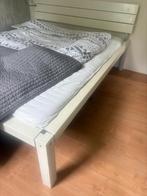2 persoons bed, Ophalen, Gebruikt, Wit, Tweepersoons