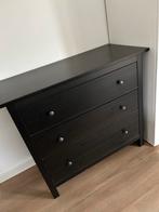 IKEA Hemnes Ladekast - Zwartbruin, Ophalen, Gebruikt, 50 tot 100 cm, Met lade(s)