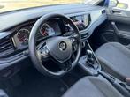 Volkswagen Polo 1.0 TSI R-Line. 116PK DSG ACC CARPLAY, Stof, Gebruikt, Zwart, Blauw