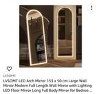 LED mirror, Minder dan 50 cm, Ophalen of Verzenden, Zo goed als nieuw, Minder dan 100 cm