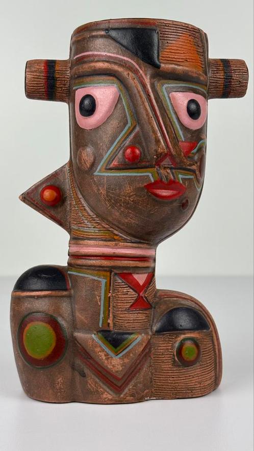 Vintage zeldzame keramieken abstracte aardewerkvaas Picasso, Antiek en Kunst, Antiek | Keramiek en Aardewerk, Ophalen
