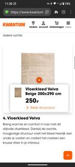 Vloerkleed, zandkleur/beige, 200x290 nieuw, Beige, Ophalen of Verzenden, Rechthoekig, Nieuw