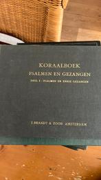 Koraalboek psalmen en gezangen deel 1 j brandt en zoon, Ophalen of Verzenden, Gelezen