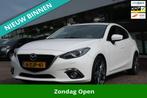 Mazda 3 2.0 GT-M 2e EIG_LED_LEDER_CAM_HUDUP_PDC V+A_19-INCH., Auto's, Mazda, Voorwielaandrijving, Gebruikt, Zwart, 4 cilinders