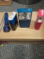 4x vintage zaklampen, Ophalen of Verzenden, Gebruikt, Batterij