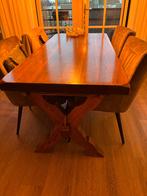 Eiken eettafel, Huis en Inrichting, Tafels | Eettafels, Ophalen, Gebruikt, Eikenhout, 50 tot 100 cm