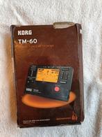 KORG TM-60 Combo Tuner Metronome - Chromatisch stemapparaat, Ophalen of Verzenden, Zo goed als nieuw, Semi-akoestisch