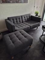 Landskrona 2-zitsbank Ikea en voetenbank, Ophalen, 150 tot 200 cm, Tweepersoons, 75 tot 100 cm