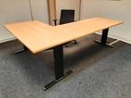 L-Vormig bureau in 2 delen., Huis en Inrichting, Bureaus, Ophalen, Gebruikt