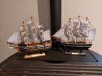 Twee decoratieve zeilschepen, Ophalen of Verzenden