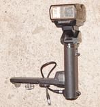 Olympus Quick Auto 310 flitser +  grip, Ophalen of Verzenden, Gebruikt, Olympus, Kantelbaar