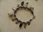 Armband met bedels, o.a. Boeddha's., Ophalen of Verzenden, Zo goed als nieuw, Met bedels of kralen