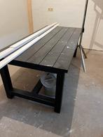 Opknap eettafel of klustafel, Ophalen, Strak, Gebruikt, Eikenhout